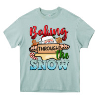 Arona Baking through the snow Heavy Core Tee - NancyCooperArtShop