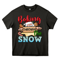 Asphalt Baking through the snow Heavy Core Tee - NancyCooperArtShop