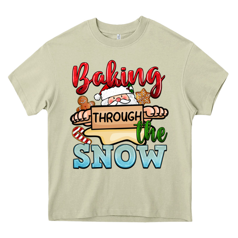 Baking Through The Snow Heavy Core Tee by NancyCooperArtShop | Teevron