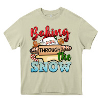 Mossy Baking through the snow Heavy Core Tee - NancyCooperArtShop