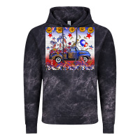 Cloud Black Fourth Of July Truck American Flag Vintage Hoodie - FaDigitalArtStudio