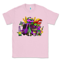 Bubblegum Pink mardi gras gnome truck Classic Tee - CowGirlArtShop