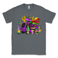 Charcoal Heather mardi gras gnome truck Classic Tee - CowGirlArtShop