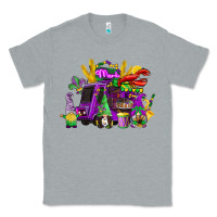 Heather Grey mardi gras gnome truck Classic Tee - CowGirlArtShop