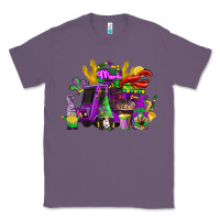 Lavender mardi gras gnome truck Classic Tee - CowGirlArtShop