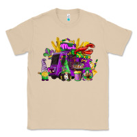Mushroom mardi gras gnome truck Classic Tee - CowGirlArtShop