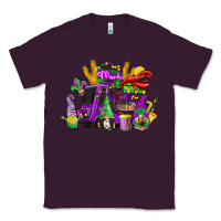 Plum mardi gras gnome truck Classic Tee - CowGirlArtShop