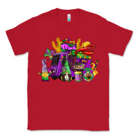 Red mardi gras gnome truck Classic Tee - CowGirlArtShop