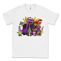 White mardi gras gnome truck Classic Tee - CowGirlArtShop