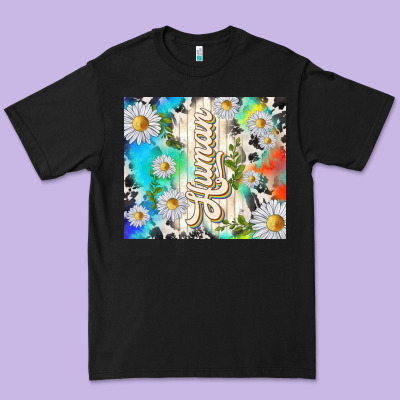 Human With Daisies Premium Tee Designed By Tumblerdesignbyshophia
