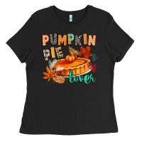 Black pumpkin pie lover Ladies Tee - CowGirlArtShop