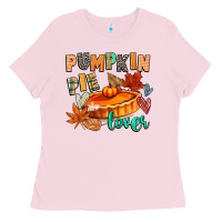 Bubblegum Pink pumpkin pie lover Ladies Tee - CowGirlArtShop
