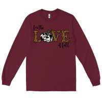 Burgundy for the love of fall Long Sleeve Tee - RanaPortraitStore