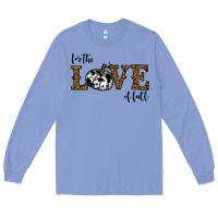 Colony Blue for the love of fall Long Sleeve Tee - RanaPortraitStore