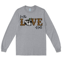 Heather Grey for the love of fall Long Sleeve Tee - RanaPortraitStore