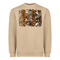 Mushroom western animal patterns brushstoke Heavyweight Sweatshirt - BarkalooDesign