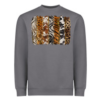 Storm western animal patterns brushstoke Heavyweight Sweatshirt - BarkalooDesign