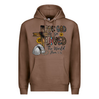 Chestnut for god so loved the world jhon Premium Hoodie - CowhideDigitalArt