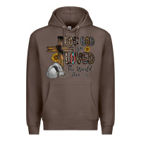 Coffee for god so loved the world jhon Premium Hoodie - CowhideDigitalArt
