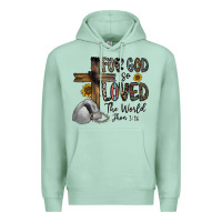 Seafoam for god so loved the world jhon Premium Hoodie - CowhideDigitalArt