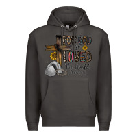 Smoke for god so loved the world jhon Premium Hoodie - CowhideDigitalArt