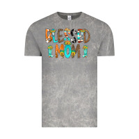 Cloud Rock Blessed Mom Vintage Tee - CowCowDesign
