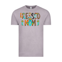 Vintage Zinc Blessed Mom Vintage Tee - CowCowDesign