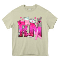 Mossy Breast Cancer RN Registered Nurse Heavy Core Tee - texasbilliewilder
