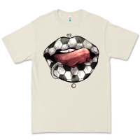 Bone Soccer lips Premium Tee - HowdyJamesFarm