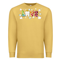 Antique Gold love tooth and tooth fairy Premium Sweatshirt - AdoDesignShop