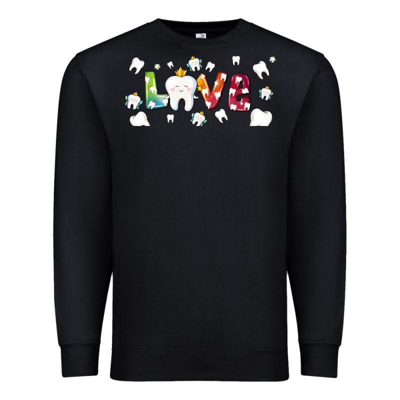 Love Tooth And Tooth Fairy Premium Sweatshirt by AdoDesignShop | Teevron