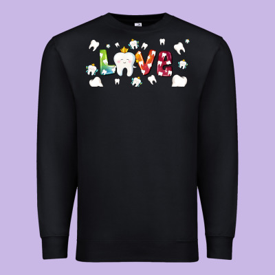 Love Tooth And Tooth Fairy Premium Sweatshirt Designed By Adodesignshop