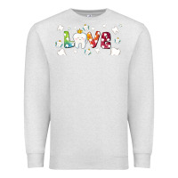 Oatmeal Heather love tooth and tooth fairy Premium Sweatshirt - AdoDesignShop