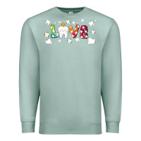 Seafoam love tooth and tooth fairy Premium Sweatshirt - AdoDesignShop
