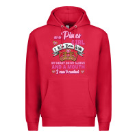 Cardinal As A Pisces Girl I Was Born With My Heart On My Sleeve And A Mouth Premium Hoodie - Jasminsmagicworld