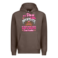 As A Pisces Girl I Was Born With My Heart On My Sleeve And A Mouth Premium Hoodie | Teevron