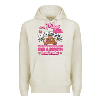 Oatmeal Heather As A Pisces Girl I Was Born With My Heart On My Sleeve And A Mouth Premium Hoodie - Jasminsmagicworld