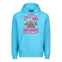 Ocean Blue As A Pisces Girl I Was Born With My Heart On My Sleeve And A Mouth Premium Hoodie - Jasminsmagicworld