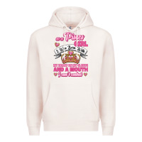 Pale Pink As A Pisces Girl I Was Born With My Heart On My Sleeve And A Mouth Premium Hoodie - Jasminsmagicworld
