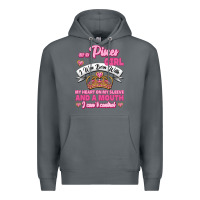 Rock As A Pisces Girl I Was Born With My Heart On My Sleeve And A Mouth Premium Hoodie - Jasminsmagicworld