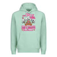 Seafoam As A Pisces Girl I Was Born With My Heart On My Sleeve And A Mouth Premium Hoodie - Jasminsmagicworld