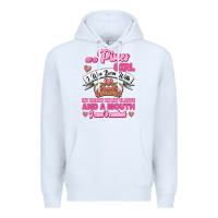 White As A Pisces Girl I Was Born With My Heart On My Sleeve And A Mouth Premium Hoodie - Jasminsmagicworld