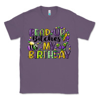 Lavender bead up bitches itsmy birthday cg (1) Classic Tee - CowGirlArtShop