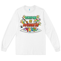 White Normal Is Overrated Long Sleeve Tee - FaDigitalArtStudio