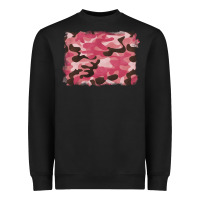 Black pink camouflage background Heavyweight Sweatshirt - BarkalooDesign