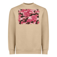 Mushroom pink camouflage background Heavyweight Sweatshirt - BarkalooDesign