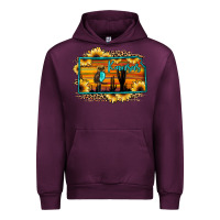 Mauve Wine kansas owl sunset sunflower map Urban Hoodie - JahusDesignShop