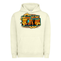 Pigment Pistachio kansas owl sunset sunflower map Urban Hoodie - JahusDesignShop