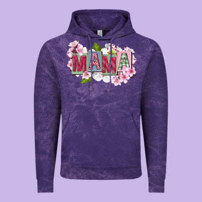 Mother's Day Mama Vintage Hoodie Designed By Fadigitalartstudio