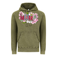 Vintage Olive Mother's Day mama Vintage Hoodie - FaDigitalArtStudio